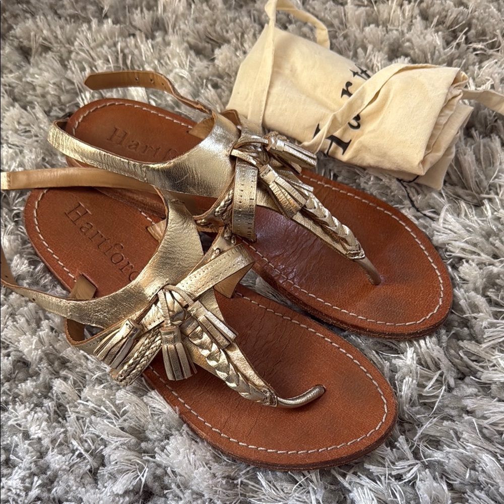Hartford Women's Gold Sandals